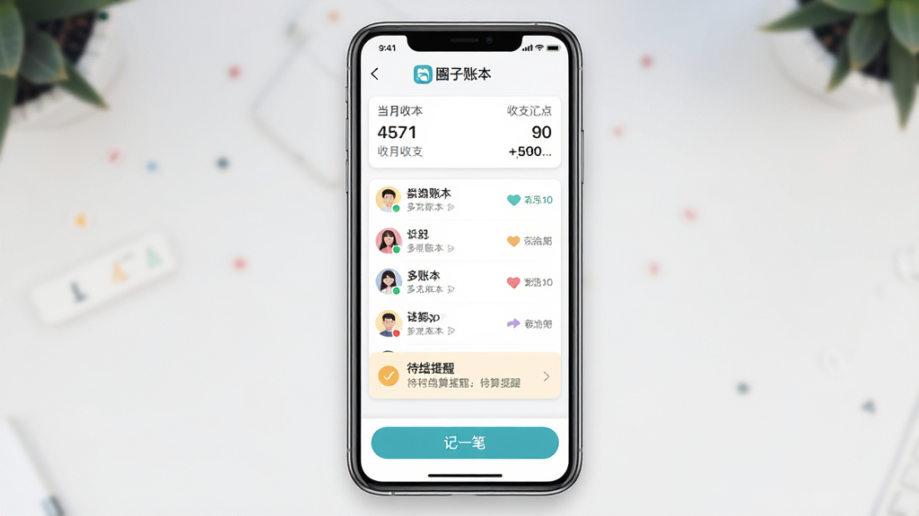 һ��չʾȦ���˱�App���Ľ����ͼƬ���������ֻ���Ļ�ϵļ���Ӧ�ã�����Ϊ�����ֻ�չʾ��������ʾȦ���˱�logo�͵�����֧���ܣ��м��Ƕ����˱��б��ʹ��������ѣ��ײ��Ǽ�һ�ʰ�ť���Ű������ִ������Ϊ��ƽ��UI��ƣ�ϸ�ڰ���Բ��ͷ�񡢲�ɫ����ͼ��������Ӱ�����ʸ���ɾ��޶���Ԫ��