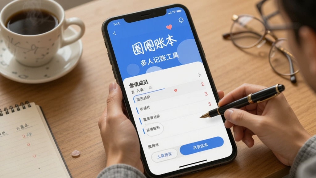 圈子账本-多人记账工具 邀请成员加入共享账本