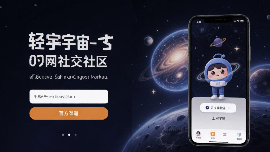 轻宇宙-兴趣社交社区 官网注册入口 手机号验证 官方渠道 配图
