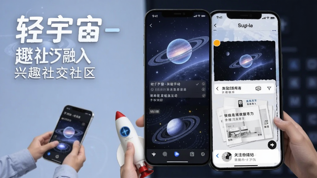 轻宇宙-兴趣社交社区 快速融入 发帖互动 关注同好 配图