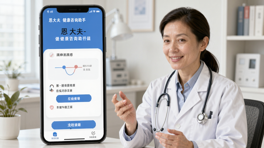 恩大夫-健康咨询助手在线问诊操作界面全流程演示