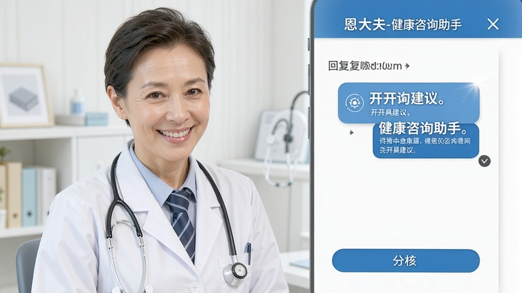 恩大夫-健康咨询助手医生回复消息和开具建议界面
