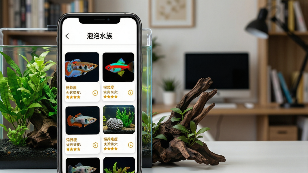 һ��չʾ����ˮ��֪ʶ�⹦�ܵ�ͼƬ���������ֻ���Ļ��ʾˮ��ٿ�ҳ�棬ҳ�����С�����ˮ�塱�������г���ȸ�㡢���̵��㡢���㰫�����ˮ�����￨Ƭ��ÿ�ſ�Ƭ��������ͼƬ�������Ѷ��Ǽ�����Ļ�Ա���ˮ�ݺͳ�ľװ�Σ��������鷿���������רҵ���࣬�����������޶���Ԫ��