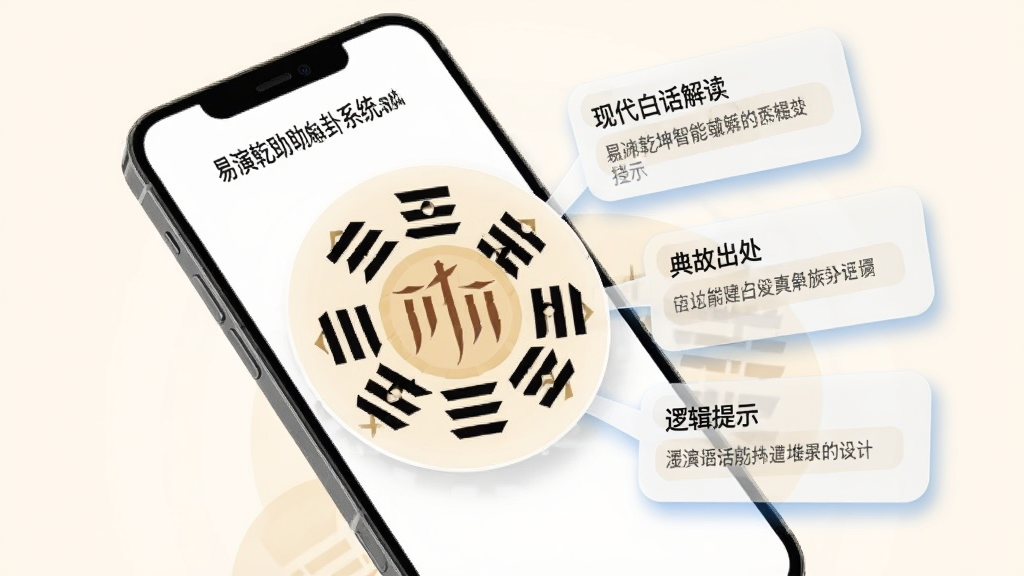 ����Ǭ�����ܸ�������ϵͳ���棬����չʾ�ֻ���Ļ��һ��Բ�ε����󱻷Ŵ��Ա������������͸���Ŀ�Ƭʽ�Ի��򣬷ֱ�д���ִ��׻��������ʳ������߼���ʾ���������ֻ���бչʾ�ڻ������룬����Ϊ��͵��װ�ɫ�����Ϊ��Ϣ���ӻ�ͼ���磬ϸ���Ͽ�Ƭ��Ե�е���ɫ��Ӱ�����ʸɾ��޶���Ԫ��