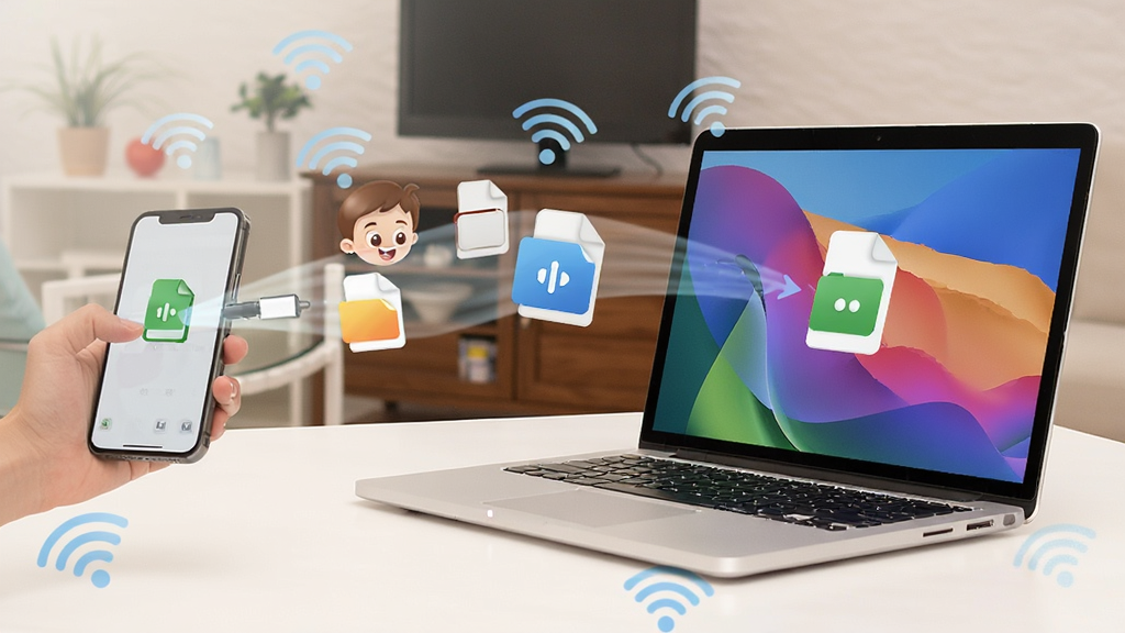 �ֻ��ͱʼǱ�����ͨ��WiFi���Ӵ����ļ��ĳ���ͼ�����������ļ�ͼ����ֻ�������ԣ������Ǽ�ͥWiFi����������������죬���ʸɾ�
