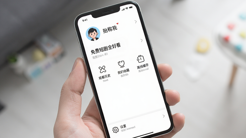 �ֻ���Ļչʾ����Ѷ̾�ȫ�ÿ���APP�ĸ�������ҳ�棬ҳ�涥�����û�ͷ����ǳƣ��м��йۿ���ʷ���ҵ��ղء����߻���ȹ�����ڣ��ײ�������ѡ�ͼ����Ƽ�����ԣ��������׳��㣬�����ˬ�ɾ�����������