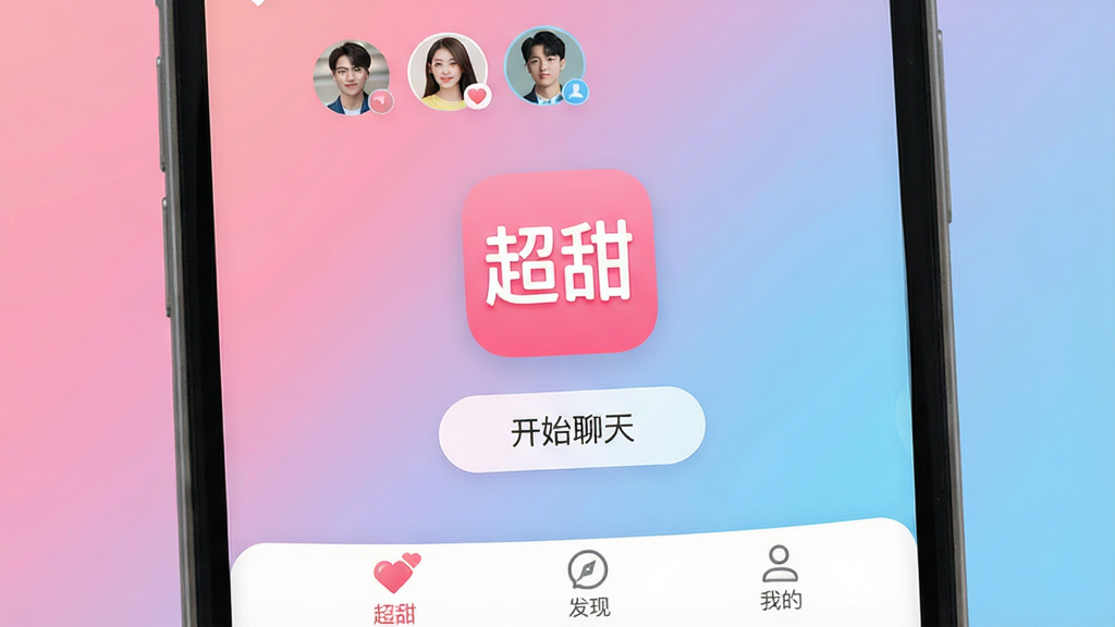 һ��չʾ�ֻ���Ļ��ͼƬ����Ļ�����ǡ�����App��ͼ��������棬��������͵ķ���ɫ���䣬���沼�ּ�࣬������ʾ�����û�ͷ���м��С���ʼ���족��ť���ײ�����Ϣ�����֡��ҵ�����ѡ�������ִ���ƽ��ϸ��Բ�󣬻��ʸɾ��޶���Ԫ��
