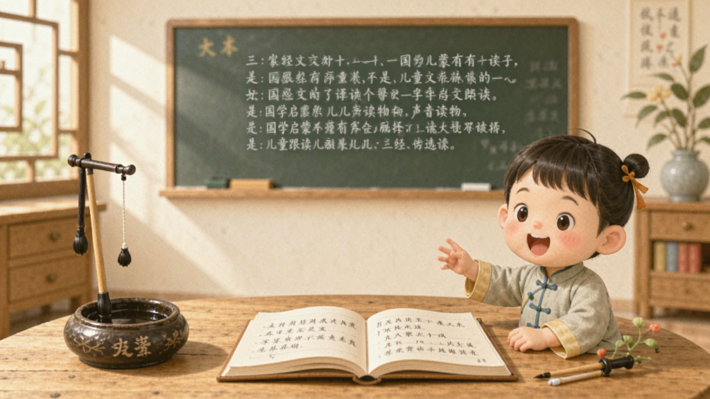 三字经全文朗读-国学启蒙有声读物 儿童跟读版本选择