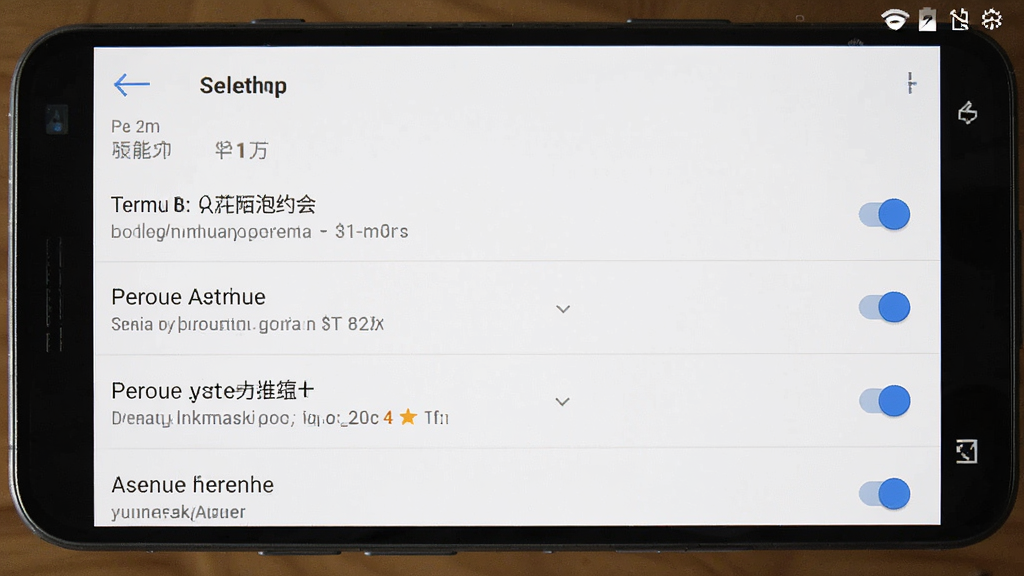 一张展示两性陌泡约会安卓手机安装权限设置界面的截图,主体为手机设置页面,布局为列表选项,排版清晰,风格系统原生,细节有权限开关图标,画质干净,无多余元素。