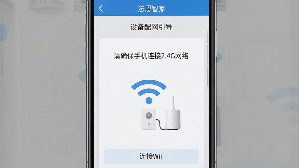 �����Ǽ� �豸�����������棬�������ֻ���Ļ��ʾ������WiFi�Ĳ�����ʾ����������ȷ���ֻ�����2.4G���硱������˵���Ͷ���ʾ��ͼ�������Ǽ��Ļ�ɫ���������������̳��࣬ϸ����ȷ�����ʸɾ����޶���Ԫ��