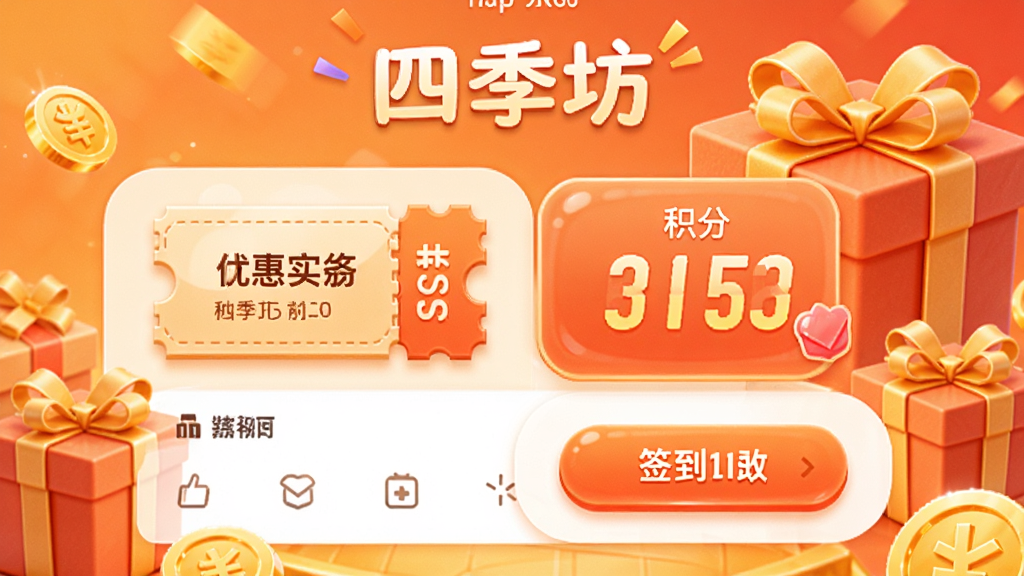 չʾ���ļ�����App�ĸ�������ҳ�棬���������Ż�ȯͼ�ꡢ�������ֺ�ǩ����ť��������ůɫ������кͽ��Ԫ�أ����ֽ��գ������ã�ϸ�ڷḻ�����ʸɾ��޶���Ԫ�أ����ݳ�ʵ��ʡǮ�ķ�Χ��