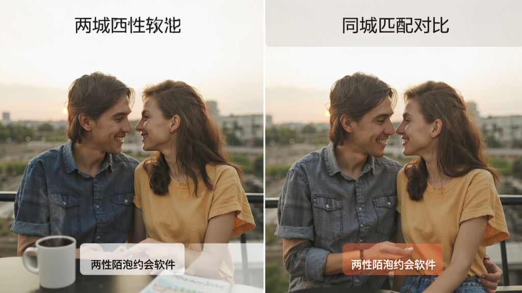 两性陌泡约会软件同城匹配功能对比配图