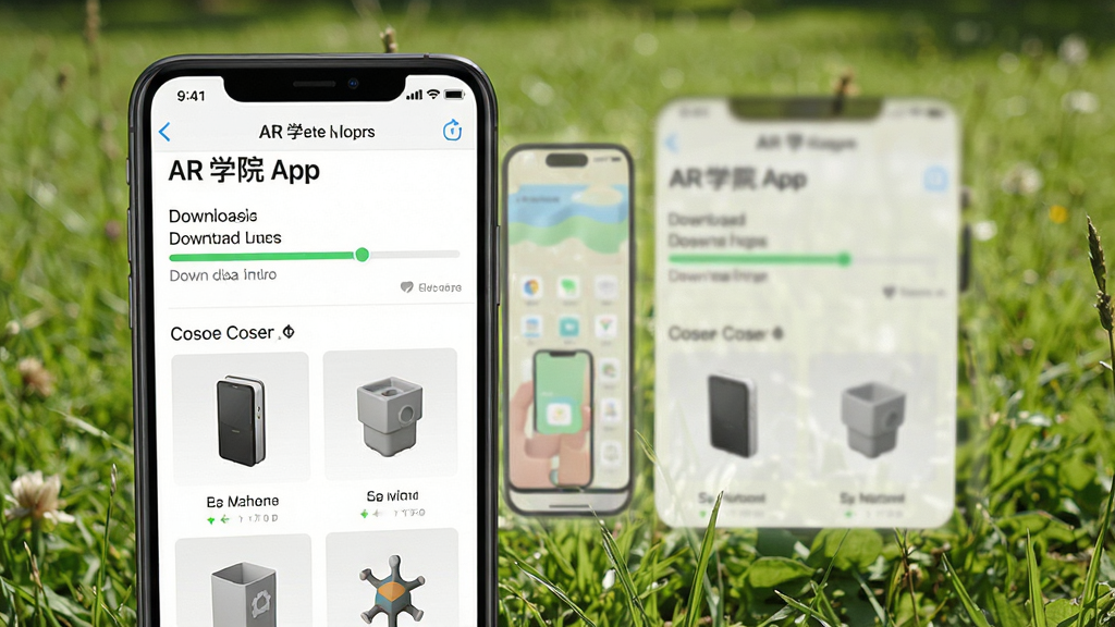 һ��չʾARѧԺApp���߻��湦�ܵ�ͼƬ���ֻ���Ļ����ʾ���ؽ��������ѻ����ģ���б��������ǻ���ݵأ����Ϊʵ�ù�����App���棬ϸ�����������ʸɾ����޶���Ԫ��