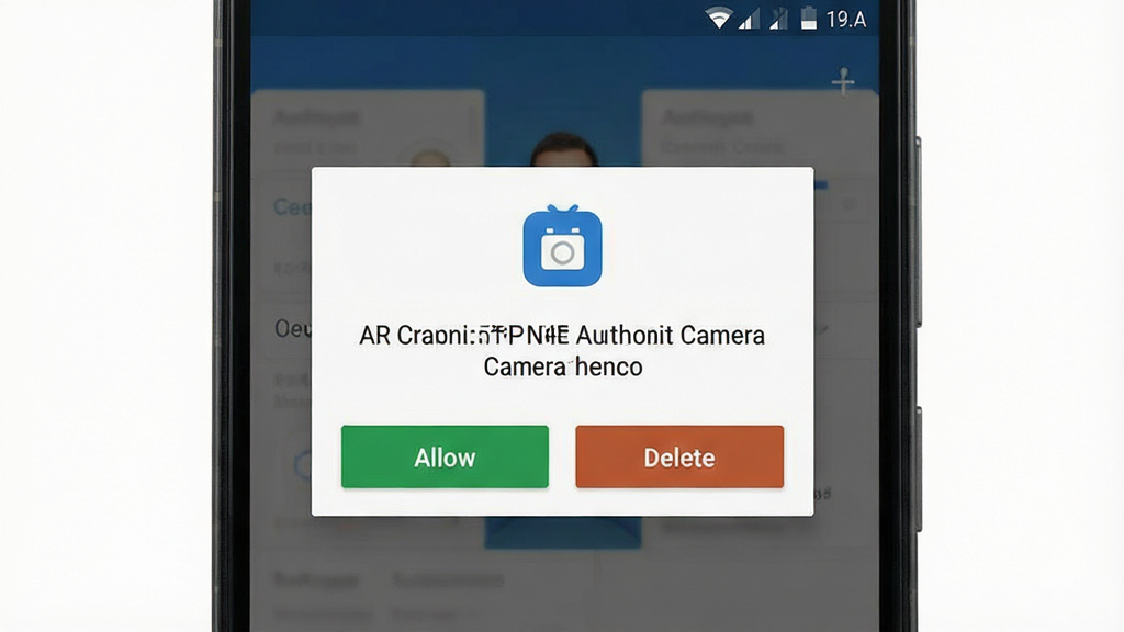 һ��չʾARѧԺApp���ֻ�����ʾ���Ȩ����Ȩ�Ľ����ͼ���������������;ܾ�������ť�����Ϊ��׿ϵͳ������ʽ��ϸ�����������ʸɾ����޶���Ԫ��
