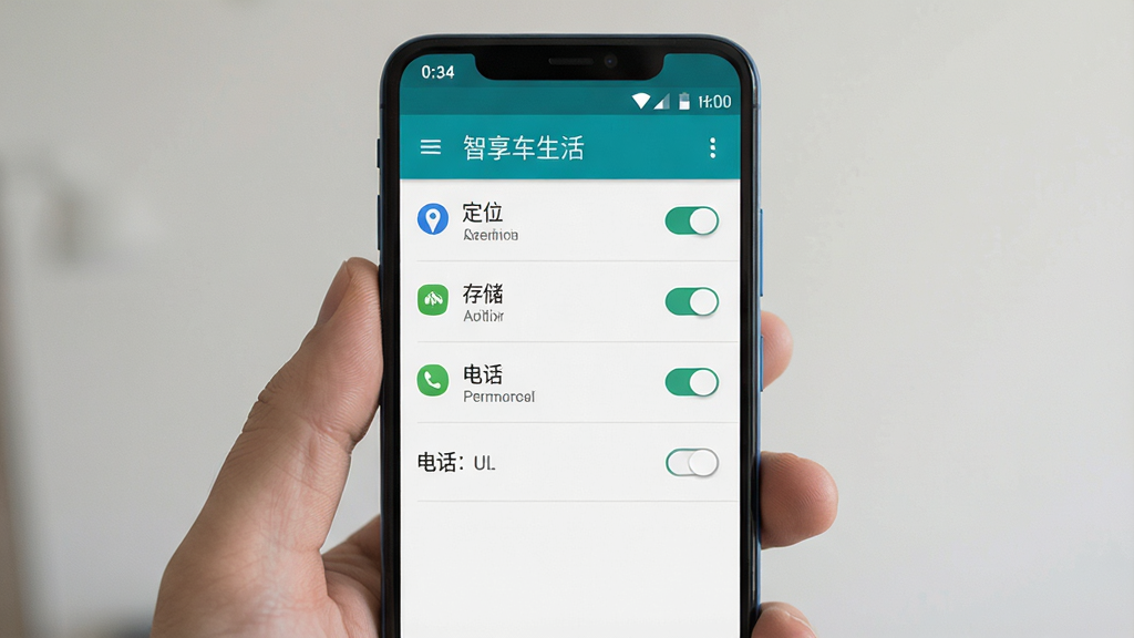 һ��չʾ����������App�ڰ�׿�ֻ��ϰ�װȨ�����ý������ͼ���������ֻ���Ļ����Ļ����ʾӦ��Ȩ�޹���ҳ�棬�ж�λ���洢���绰��Ȩ�޿��أ������С��������������������Ϊ�б�ʽ�����ϵͳԭ����������������ʸɾ����޶���Ԫ��