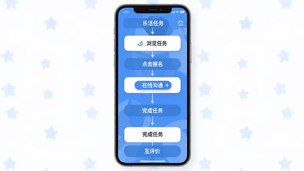 �ֻ��App���ֲ�������ͼ���ֻ���Ļչʾ��ע�ᵽ�ӵ��Ĳ��裬����������񡢵�����������߹�ͨ��������񡢻�������������ڣ����������ˣ���ɫ����ɫ����ƽ����Ʒ�񣬻��������ɾ�
