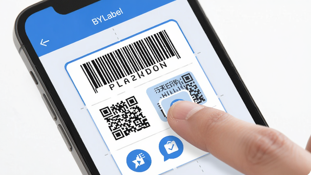 BYLabel��ǩ��ӡ���ܽ���չʾ���������ֻ���Ļ��ʾ��ǩ�༭�������������������롢��ά�롢���ֺ�ͼ��Ԫ�أ��û���ָ������ק����λ�ã�������ɫ��ˬ��������ɫ�����Ű����룬����ִ���ƽ�����ʸɾ��޶���Ԫ��
