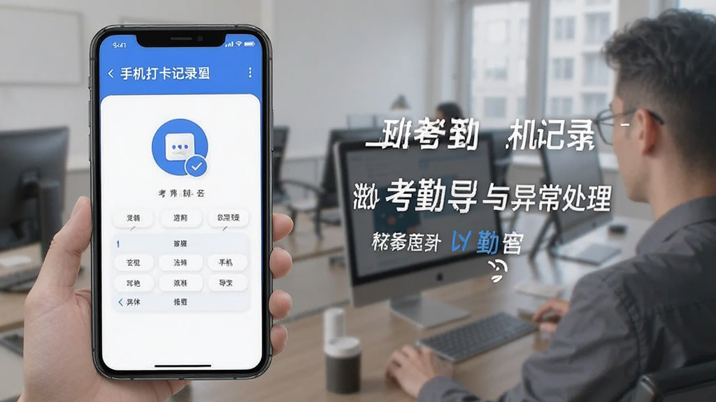 上班考勤签到-手机打卡记录工具 手机考勤记录导出与异常处理配图