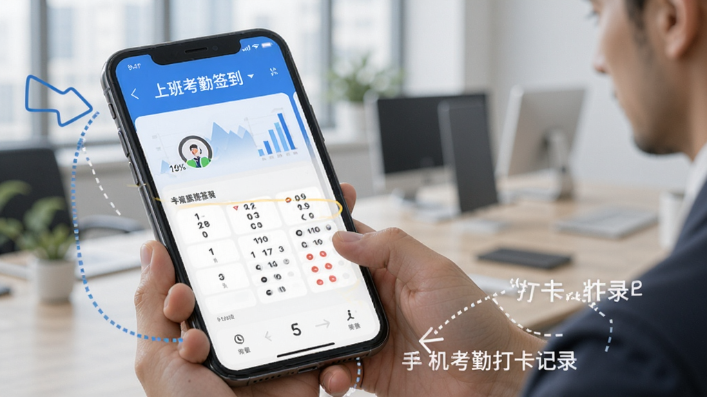上班考勤签到-手机打卡记录工具 手机查考勤打卡记录方法汇总配图