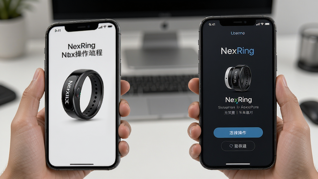 NexRing-智能戒指助手连接手机完整操作流程和配对界面展示