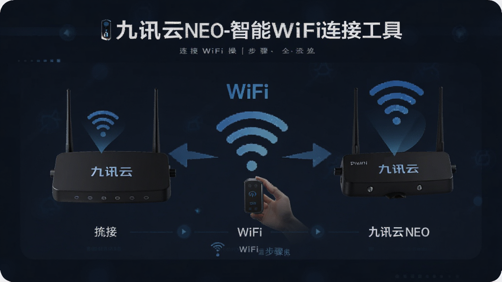 九讯云NEO-智能WiFi连接工具 连接WiFi操作步骤全流程图解