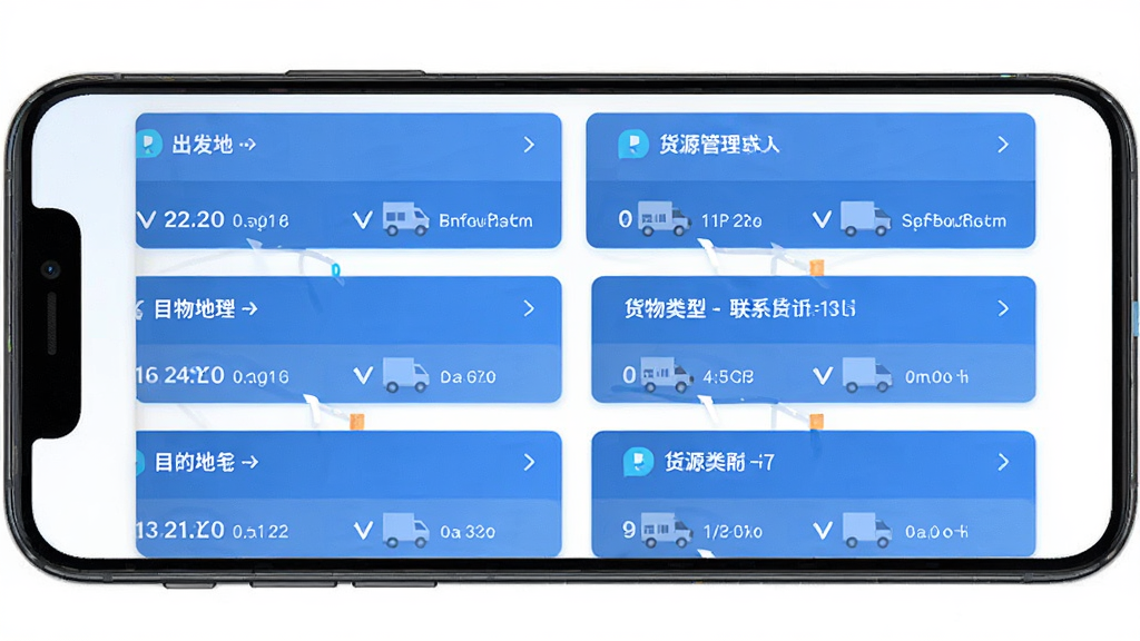 ������������ ��Դ��Ϣ�б����棬�ֻ���Ļ��ʾ��������������Ϣ�����������ء�Ŀ�ĵء��������͡���ϵ�绰�������࣬��Ƭʽ���֣���ɫ��Ϊ�����ִ���ƽ����Ʒ�񣬻��ʸɾ����޶���Ԫ��