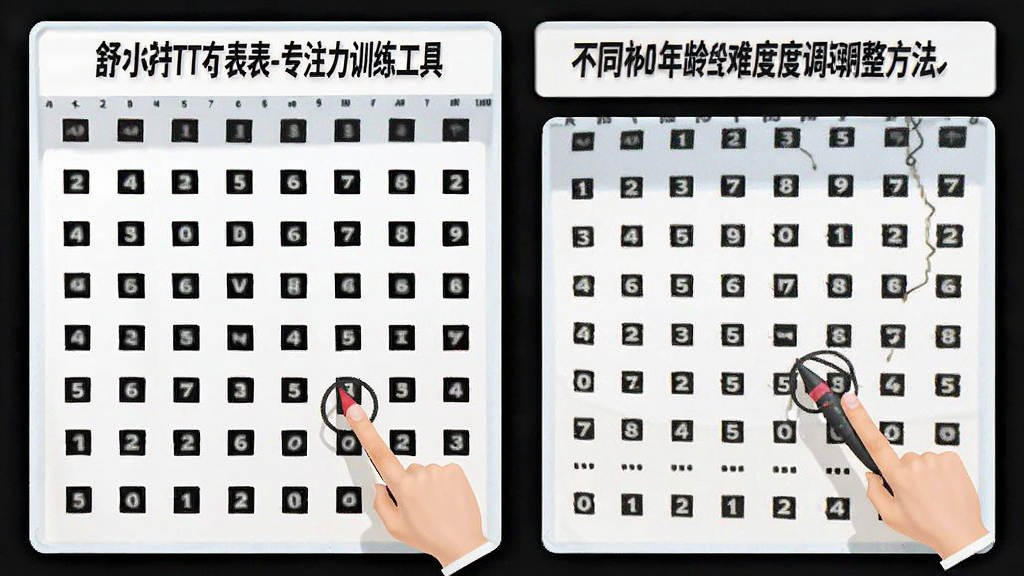 舒尔特表格-专注力训练工具 不同年龄段难度调整方法配图