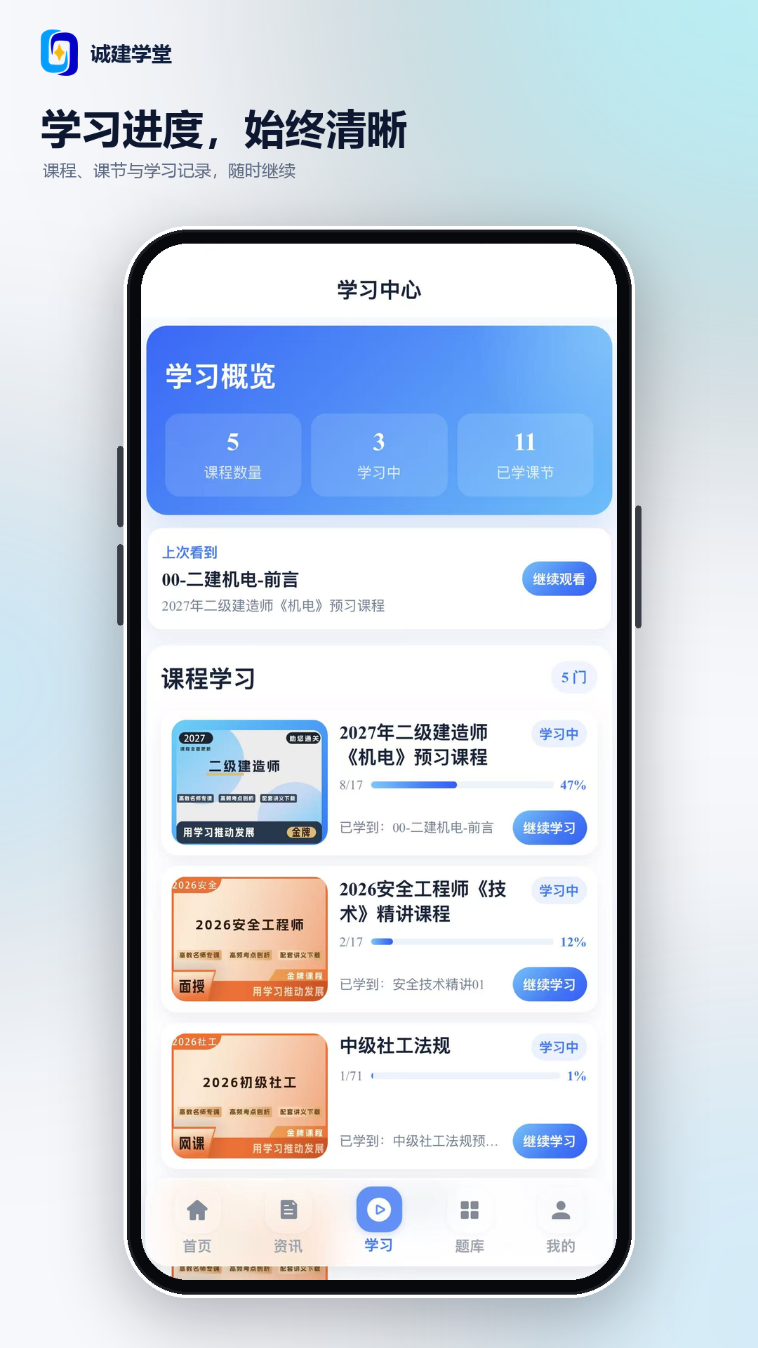 �Ͻ�ѧ��-������֤ѧϰƽ̨v2.7.8 ��׿��
