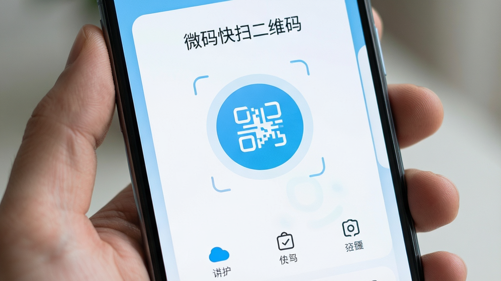 一张手机屏幕特写,屏幕中央显示