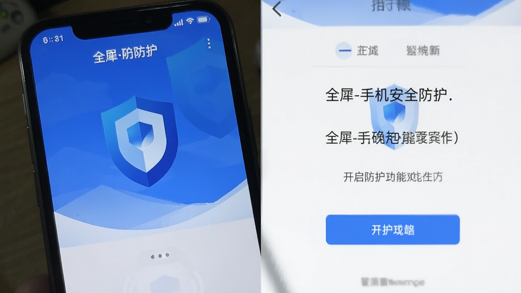 全犀-手机安全防护工具 开启防护功能操作界面截图