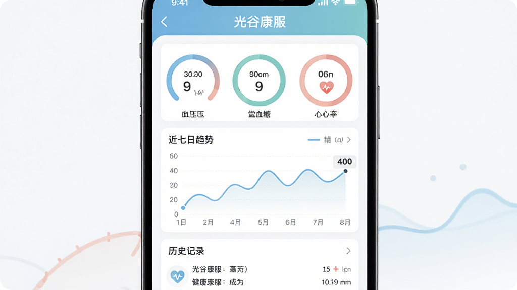 手机界面展示