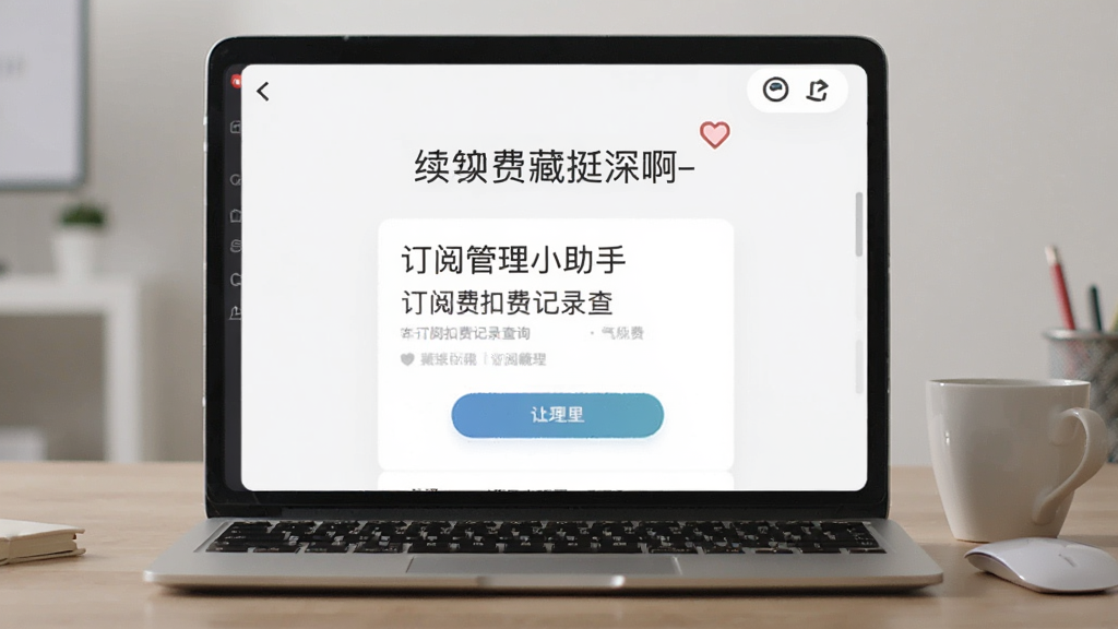 续费藏挺深啊-订阅管理小助手 订阅扣费记录查询界面