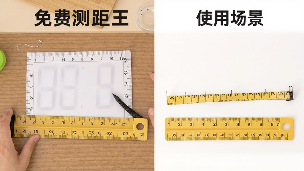 免费尺子测距王三种测量模式对比与使用场景