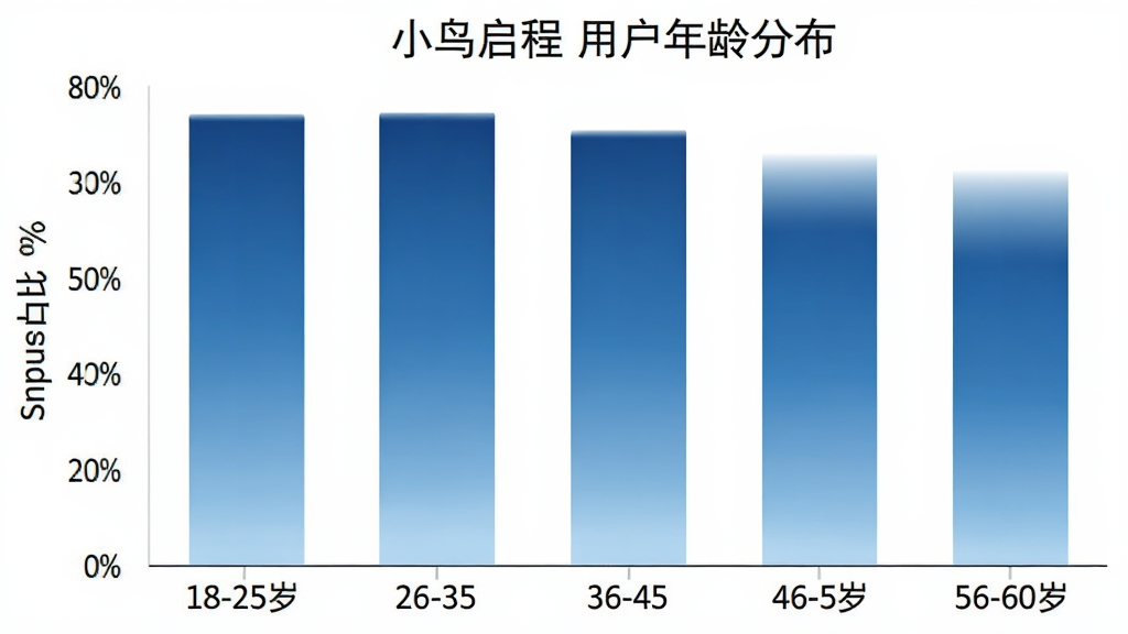 一张柱状图展示
