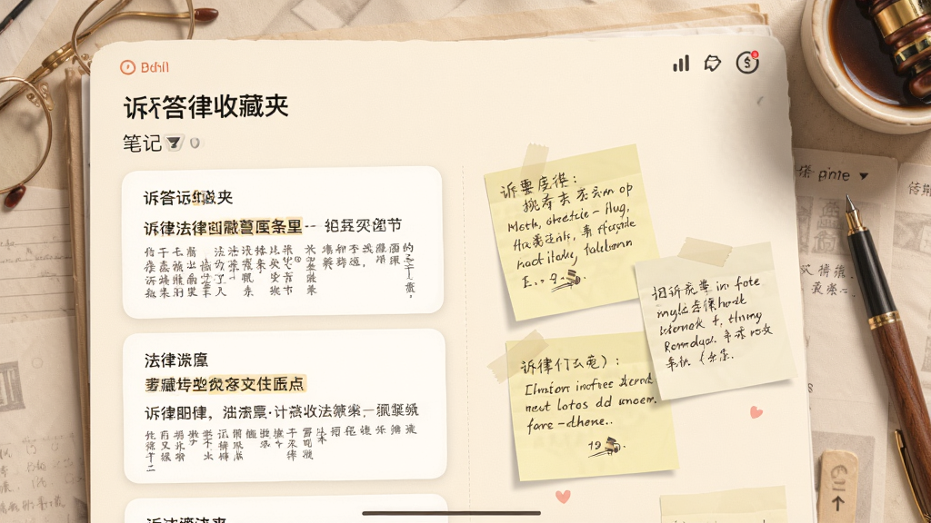 �ߴ����ղؼ���ʼǽ��棬��ʾ���ղصķ������Ŀ�Ƭ���û���д�ʼǱ�ǩ���׻�ɫ��������ܰ���ʷ��