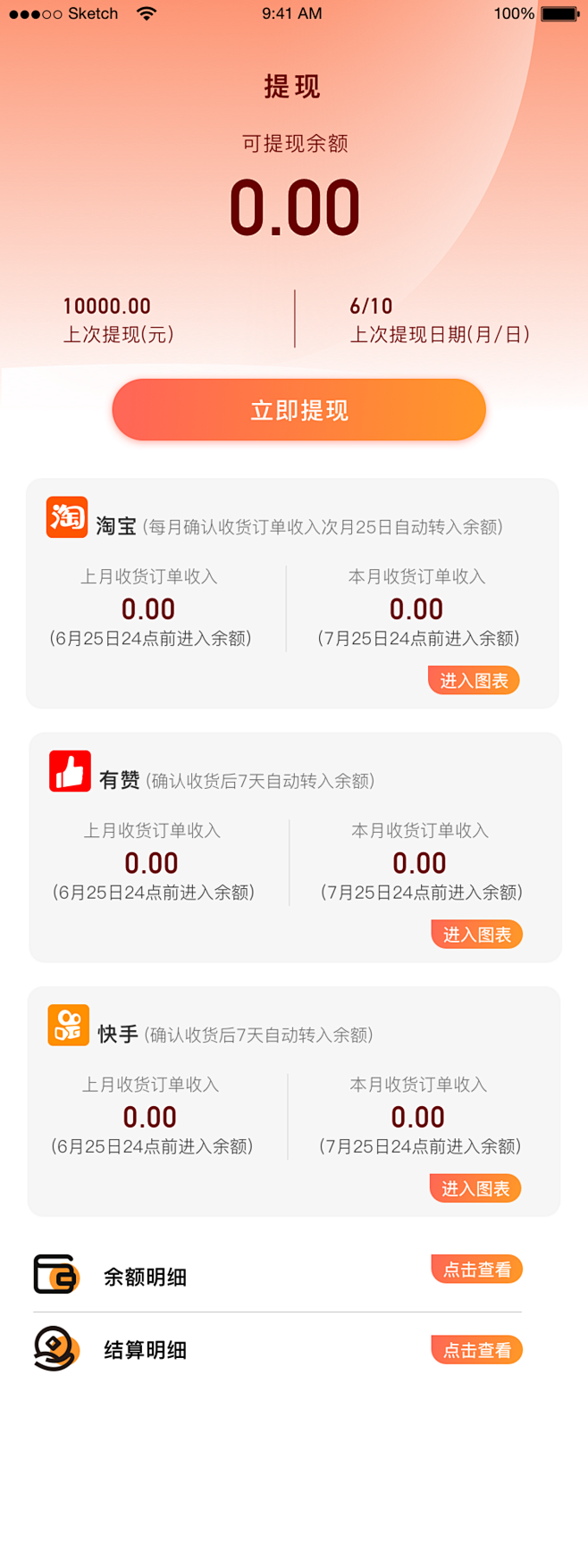 柚子福袋 安卓版 提现界面