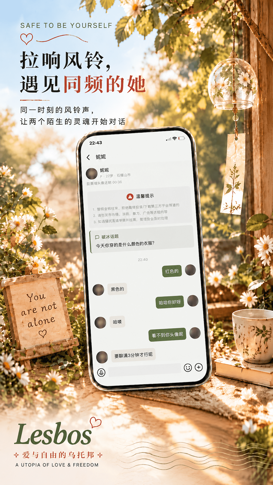 Lesbos-社交聊天工具v3.0.2 安卓版