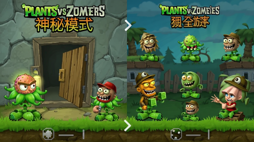 植物大战僵尸融合版神秘模式手机版(PlantsVsZombiesRH) 神秘模式入口与玩法全流程截图