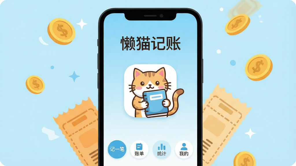 һ��չʾ����è���ˡ��ֻ�Ӧ��������ĳ���ͼ������������һ�������ֻ�����Ļ����ʾ����è���ˡ��ĸ��ֺ�һֻ��ͨè�䱧�ż��˱���ͼ�꣬���汳��Ϊǳ��ɫ���䣬�ײ��С���һ�ʡ����˵�����ͳ�ơ����ҵġ��ĸ�Բ�ΰ�ť���ֻ���Χɢ���Ž�Һ�Ʊ��Ԫ�أ�������Ϊ��ƽ����ͨ�廭�����ʸɾ��������޶���Ԫ��