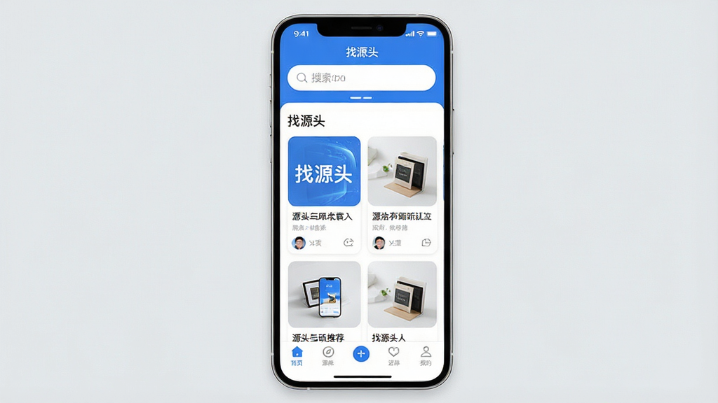һ��չʾ����Դͷ��APP����ȫò���ֻ������ͼ��������һ���ִ������ֻ�����Ļ��ʾ����Դͷ��APP��ҳ�����ְ����������������в�Դͷ�����Ƽ���Ƭ�����ײ����������Ű��������࣬����ִ���Լ��ϸ��Բ�󣬻��ʸɾ����޶���Ԫ�أ�����Ϊǳ��ɫ������ɫ��������Ϊ����ͻ������Դͷ��������
