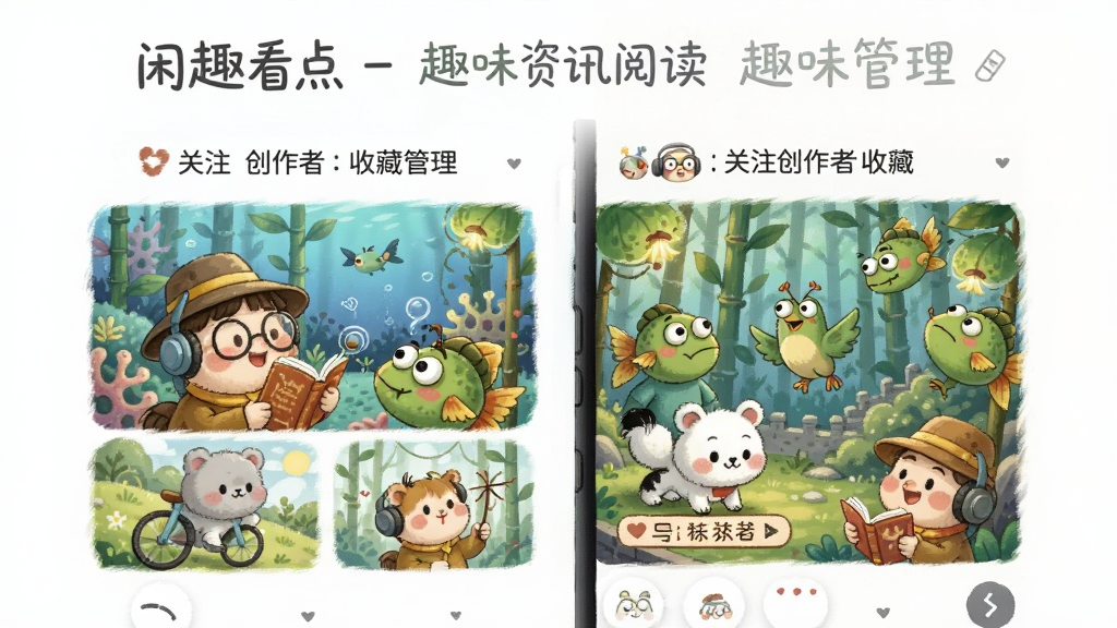 闲趣看点-趣味资讯阅读 关注创作者和收藏管理 配图