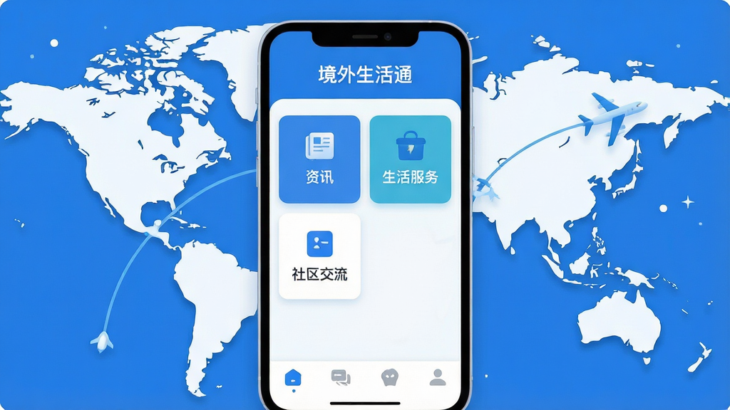 ��������ͨApp������չʾ�������������ֻ���Ļ����Ļ�ڳ��ּ�������ɫ��Ӧ�ý��棬������ʾ����������ͨ�����ֱ�ʶ���м���������Ѷ������������������ȹ��ܿ�Ƭ���ײ�Ϊ������������Ϊ�����ͼ�����ͷɻ�����Ԫ�أ�����ִ���ƽ����ϸ��Բ�����������ʸɾ��������޶���Ԫ��