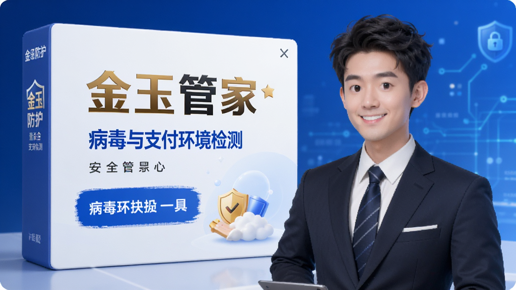 金玉管家-安全防护工具 病毒查杀与支付环境检测