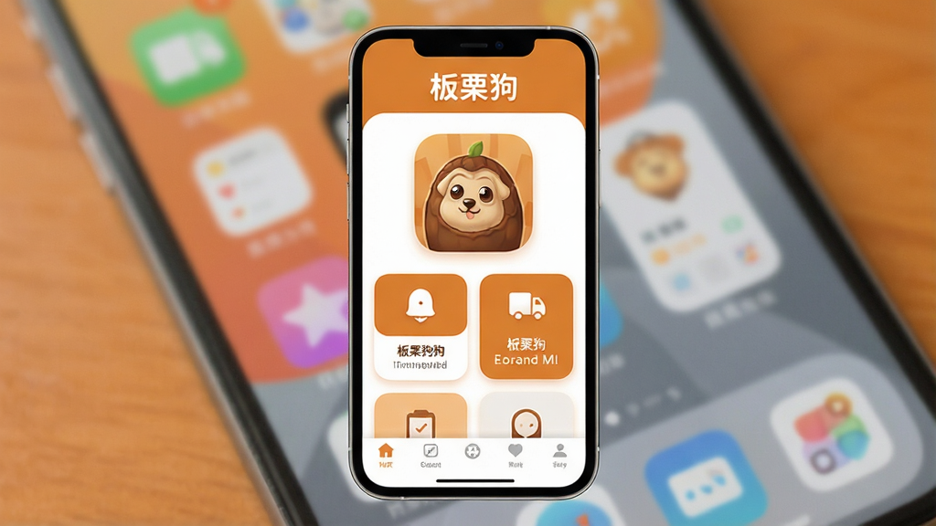 һ���ֻ���Ļչʾͼ�����������ǰ�����App��ͼ��������棬������Ƽ�࣬��ů��ɫ�Ͱ�ɫΪ��ɫ����������ʾ�������������м������ż������ܿ�Ƭ���ײ��е��������������黯���ֻ����棬����ִ���ƽ��ϸ��Բ�󣬻��ʸɾ��������޶���Ԫ��