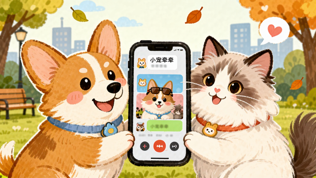 һ�������Ĳ廭��������һֻ�»�Ȯ��һֻ��żè�������ֻ���Ƶͨ�����ֻ���Ļ����ʾ��С��ǣǣ��������棬�����ǳ��й�԰�ļ�Ӱ����������ֻ������ֻ����������ҶԳƣ��Ű���ã��������ܰ�������ֻ�磬ϸ�ڴ���Ʈ�����Ҷ�Ͱ������ݣ����ʸ��壬ɫ���������޶�������Ԫ�ء�