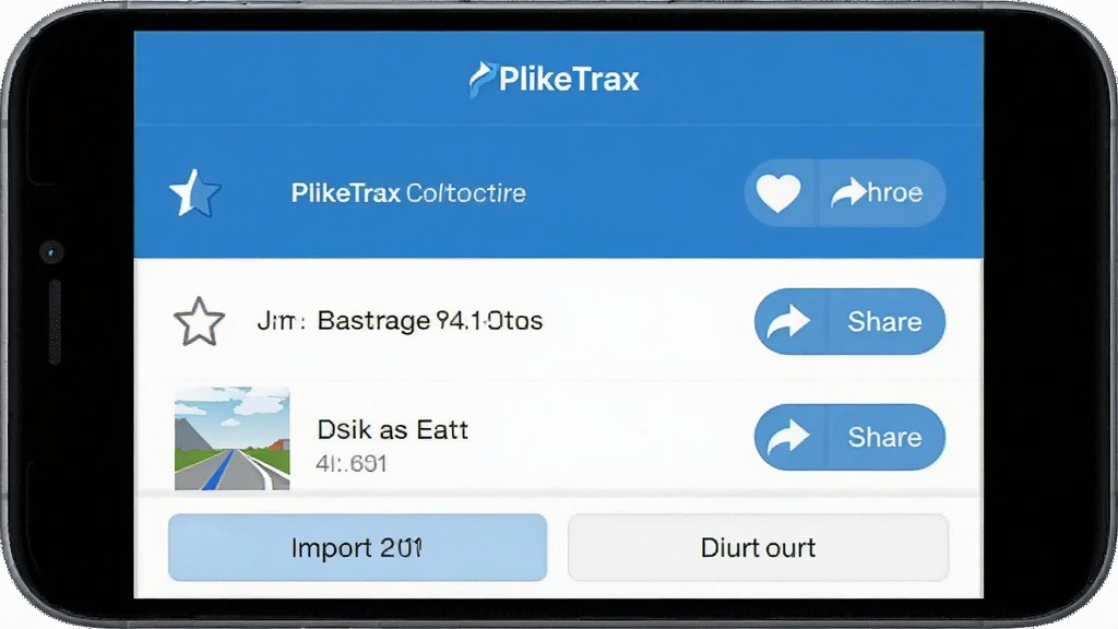 һ��չʾPlikeTrax·���ղ���������ܵ��ֻ������ͼ����������һ��·���б���ÿ��·���Ա����ղ�����ͼ��ͷ�����ť���·��е���͵���ѡ���������ˬ����ɫ������Ϊ�������ʸɾ��޶���Ԫ�أ������а�������