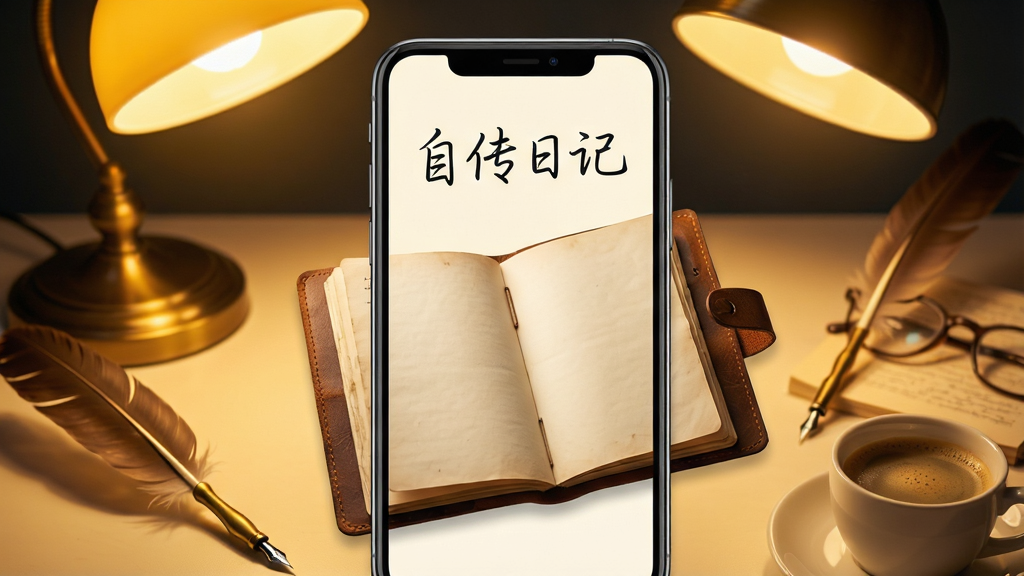 �Դ��ռ�App������չʾ���ֻ���Ļ������ʾ��һ�������ĸ���Ƥ���ռǱ���ҳ�涥����