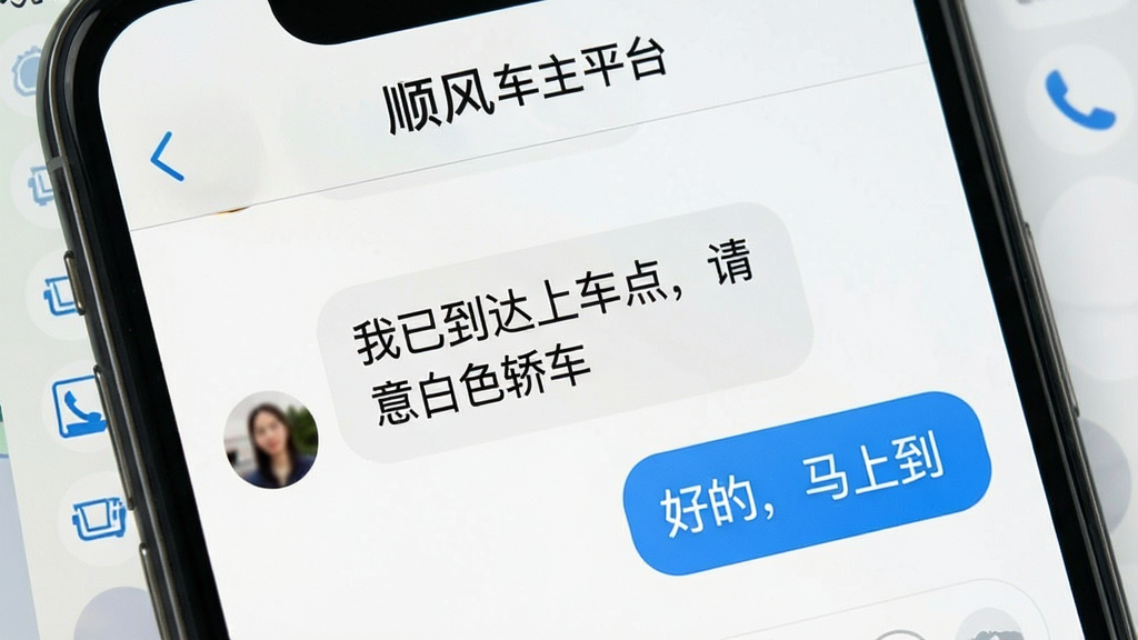 һ��չʾ˳�糵��ƽ̨��Ϣ��ͨ�����ͼƬ���������ֻ����촰����д�������¼����ʾ�������͵Ŀ����Ϣ�����ѵ����ϳ��㣬�������ɫ�γ����ͳ˿ͻظ��ġ��õģ����ϵ��������촰�ڶ����С�˳�糵��ƽ̨���ı�ʶ���������ֻ�ͨѶ¼����ǳɫ���棬����࣬�����������޶���Ԫ�ء�