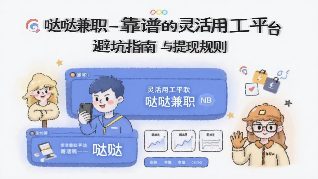 哒哒兼职-靠谱的灵活用工平台 避坑指南与提现规则配图