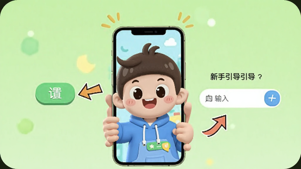 �������APP����������ҳ�棬��Ļ�м���һ����ͨ���������ֻ����Ա��м�ͷָ�����ð�ť������򣬱�����ǳ��ɫ�������ã����ʸɾ�